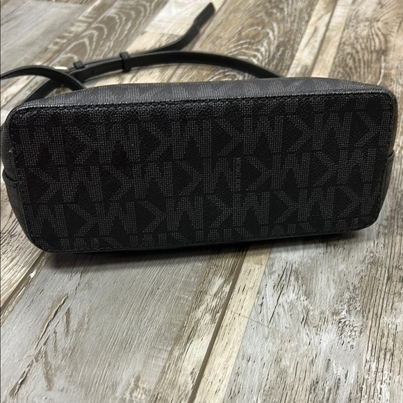 Michael Kors Black Crossbody Bag with Signature Monogram - Picture 8 of 14